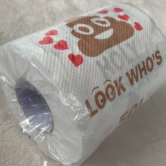 50th Birthday Gag Gift Toilet Paper Roll “Holy 💩 Look Who’s 50!” - Picture 5 of 5